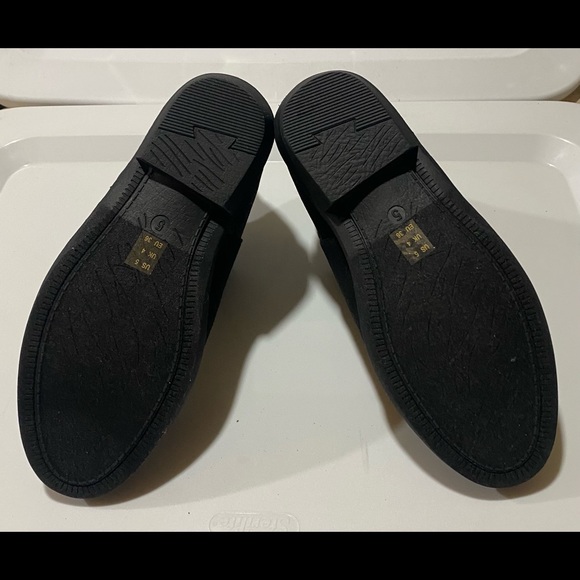 NEW FabKids Booties Black Suede Glitter & Gold Sz5 - Picture 4 of 4